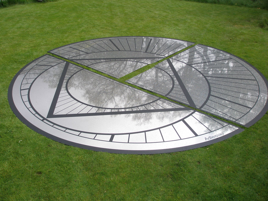 Very large clock components laser cut then etched