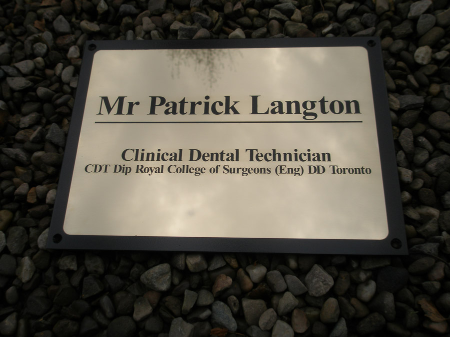 Polished Brass on Perspex mount