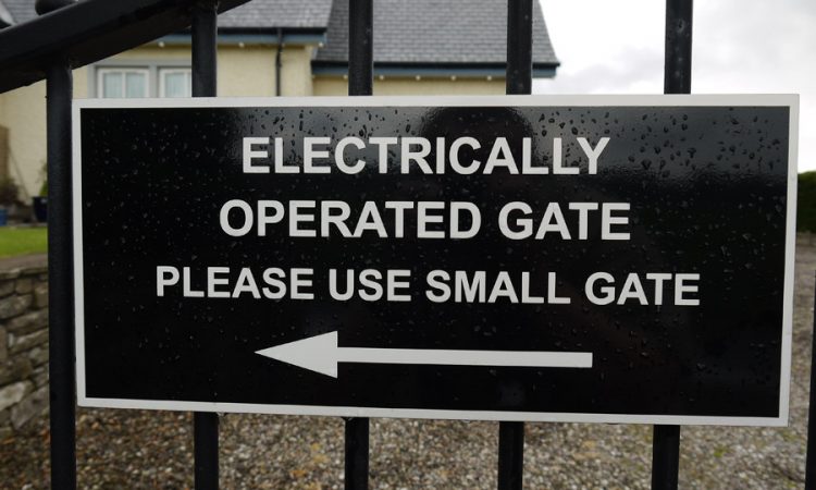 Railing Sign