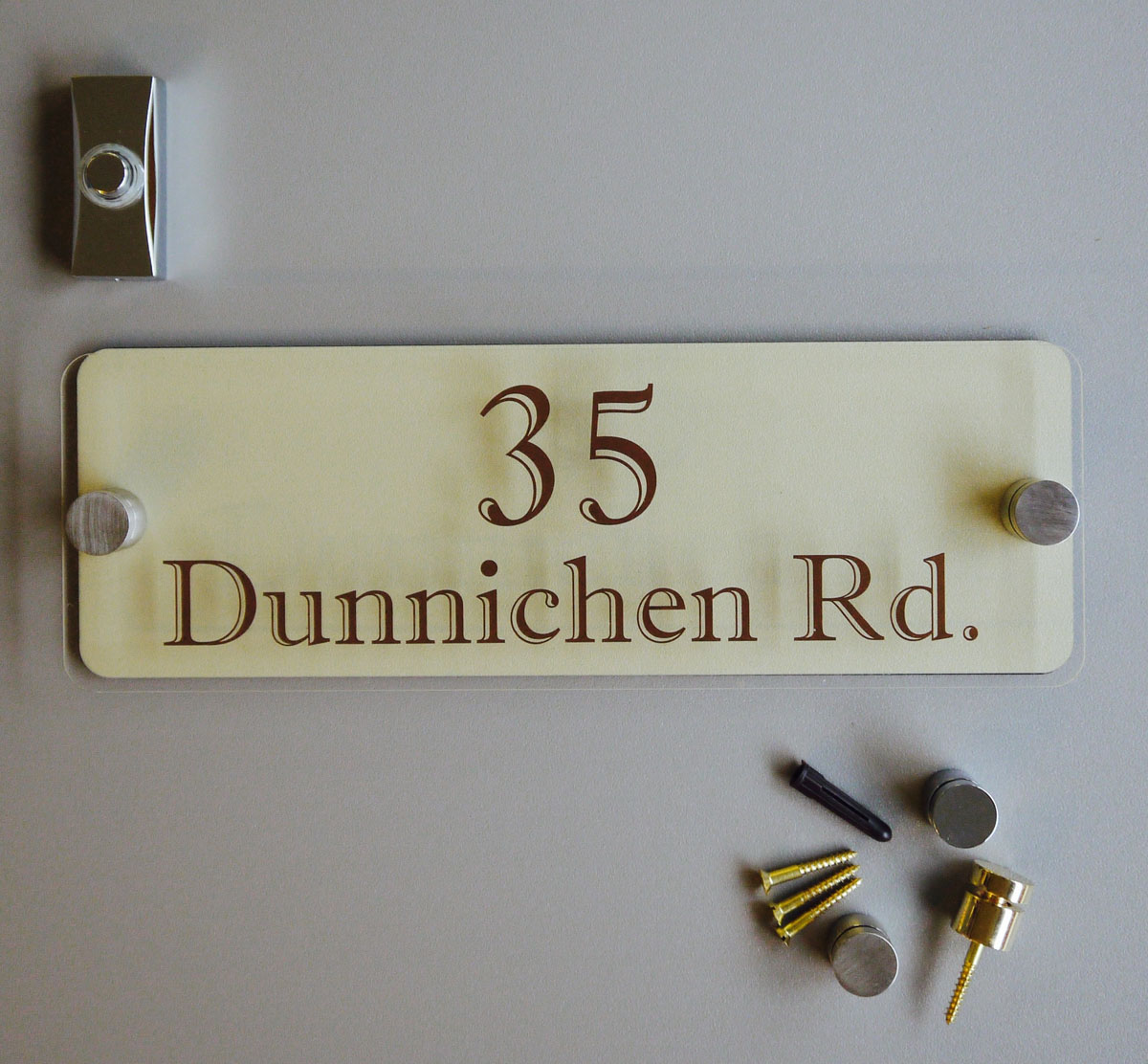 300mmx 100mm Perspex Sign
