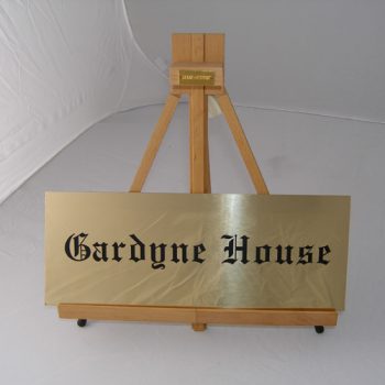 brass-house-sign brass house sign