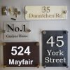 perspex house signs